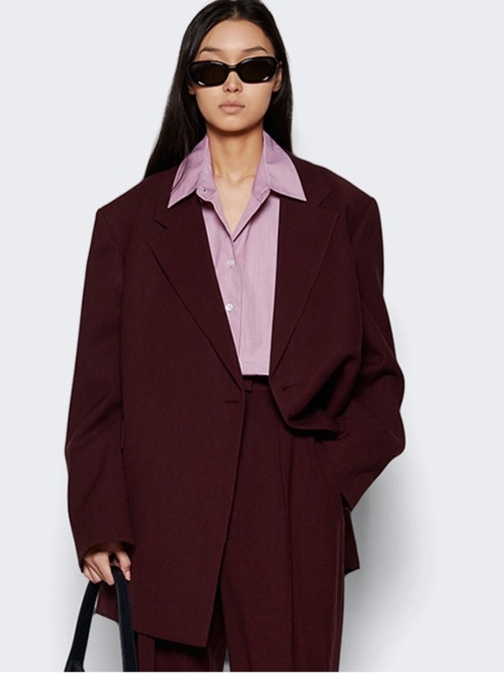 The Row Azul One-Button Wool Jacket